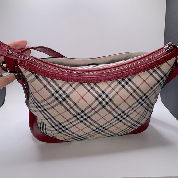 BURBERRY Nova Check Shoulder Bag Purse - Picture 8 of 16